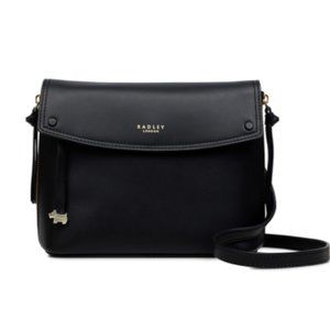 Radley London Ashwick Court Black Flapover Leather